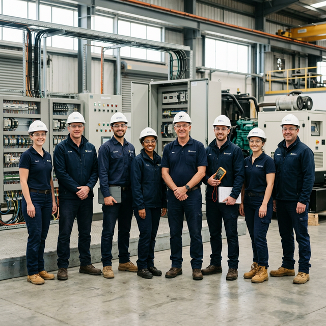 Serkad Elektrik profesyonel ekibi