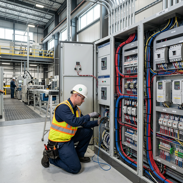 Endüstriyel elektrik pano montajı projesi