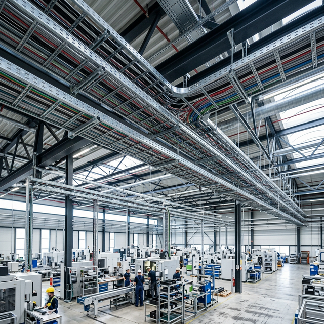 Fabrika kablo tava döşemesi hizmeti