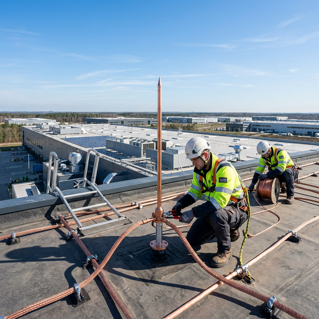 Paratoner kurulumu ve topraklama hizmeti