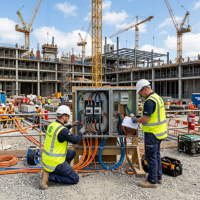 Şantiye elektriği kurulumu hizmeti